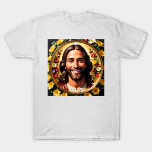 The flowers of Christ Jesus: The spring of salvation in my life! Happy Jesus! T-Shirt